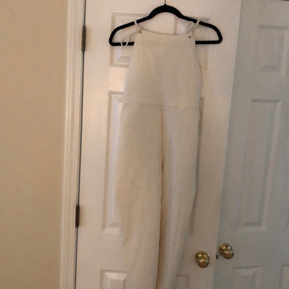 Madewell Tie Strap Guaze Overalls Large